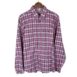 BF1525 Men’s Express Brand FITTED Business Casual Button Shirt 17-17.5 XL